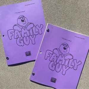 Family Guy SET 1998 The King is Dead Production Used Scripts PRE CANCELLATION EP